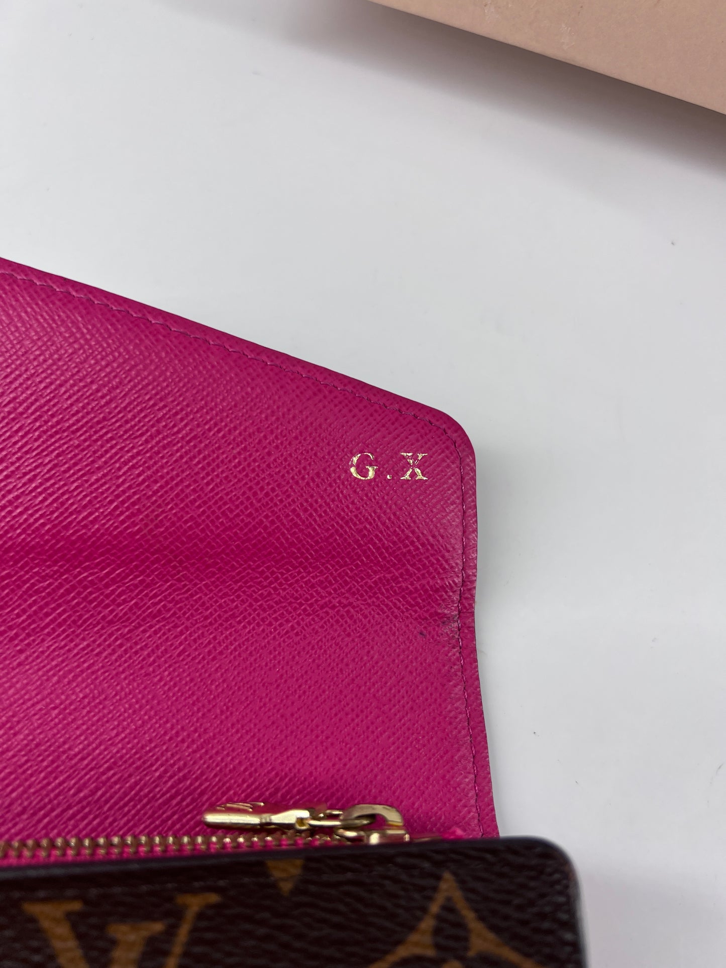 Louis Vuitton Portefeuille Sarah Wallet Monogram Empreinte, BROWN, CANVAS, Wallets