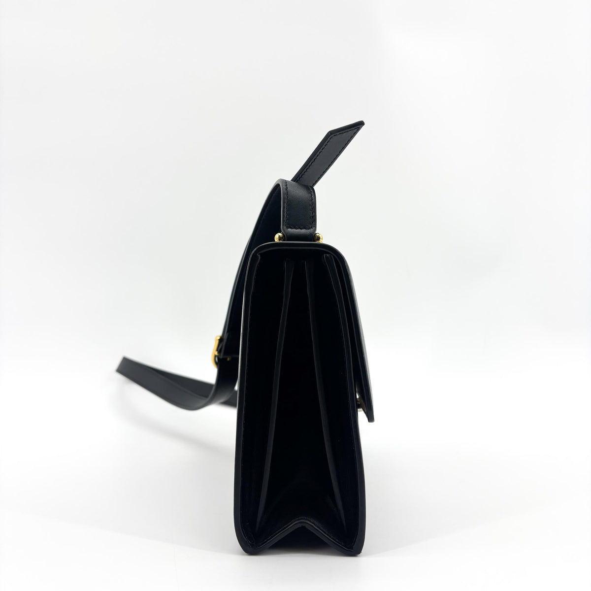 Gucci Zumi Leather, Black, Leather, Shoulder Bag