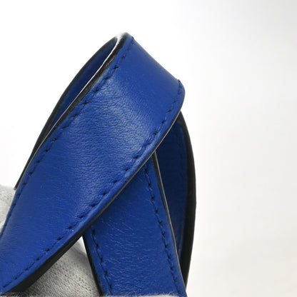 Loewe Hammock Leather, Blue, Leather, Handbag