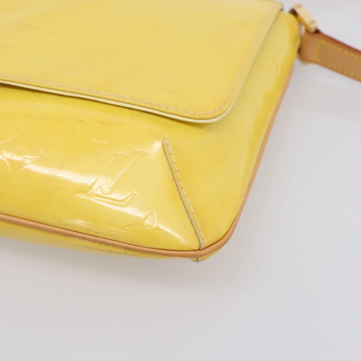 Louis Vuitton Thompson Street Monogram Vernis, Yellow, Patent Leather, Shoulder Bag