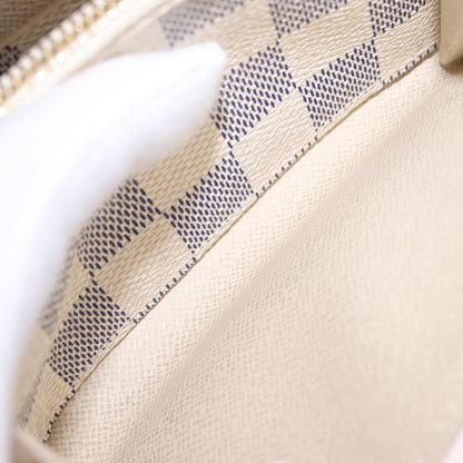 Louis Vuitton Solo Belt Damier, White, Canvas, Clutch