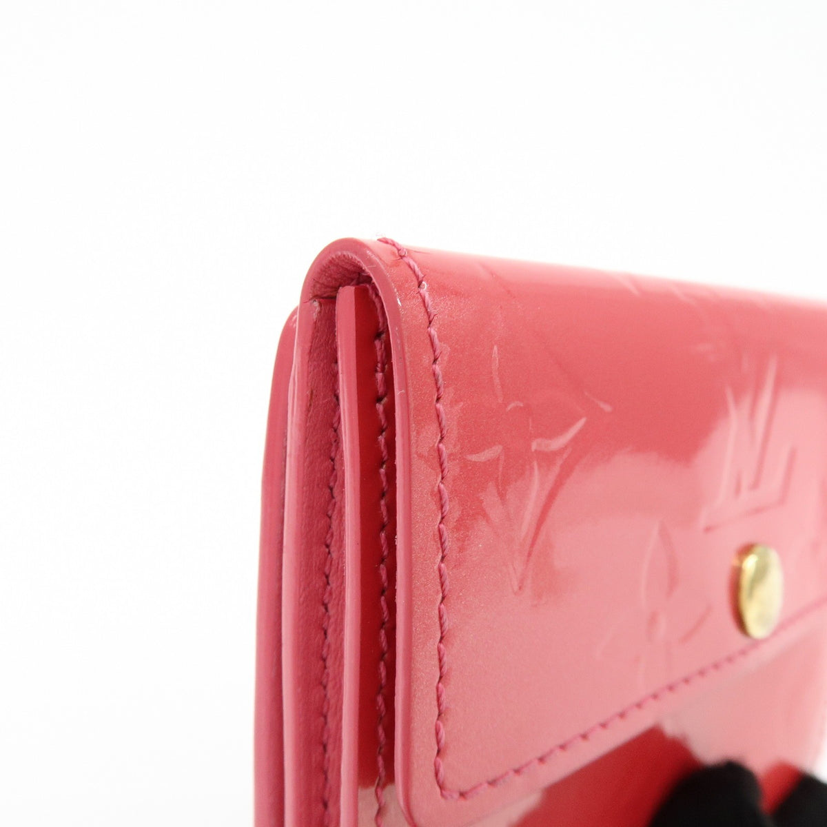 Louis Vuitton Ludlow Vernis, Pink, Patent Leather, Wallet