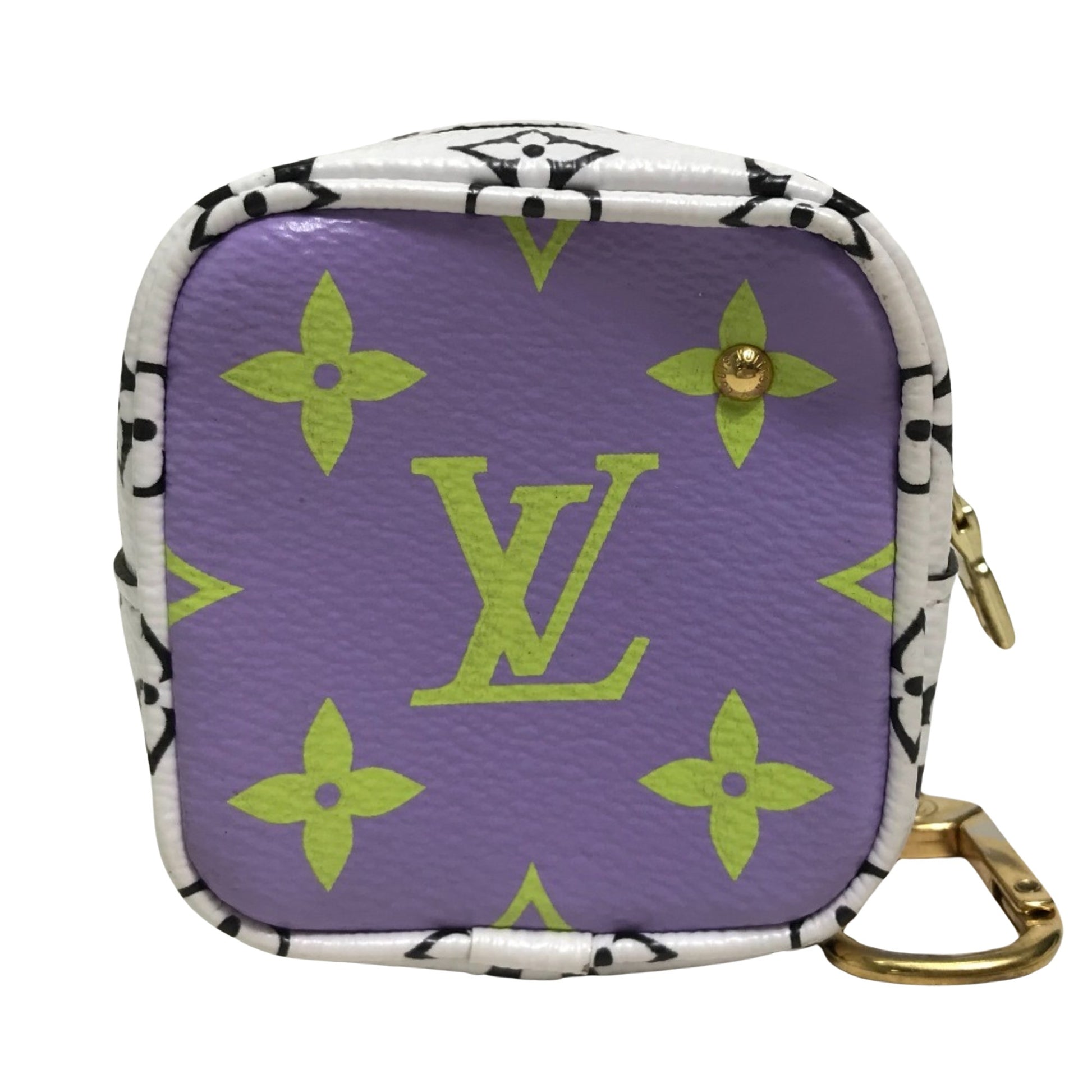 Louis Vuitton Cube, Purple, Canvas, wallet