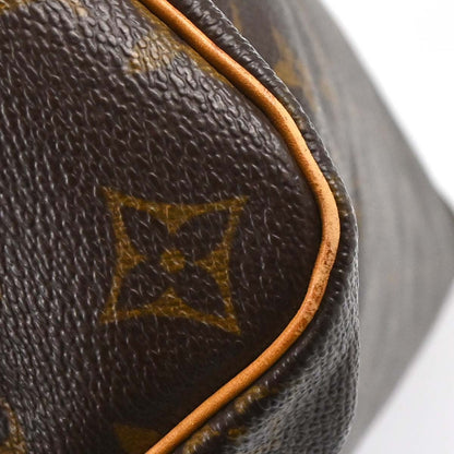 Louis Vuitton Speedy Monogram, Brown, Canvas, Handbag