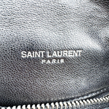 Saint Laurent Loulou Puffer Quilted Leather, Black, Leather, Shoulder Bag
