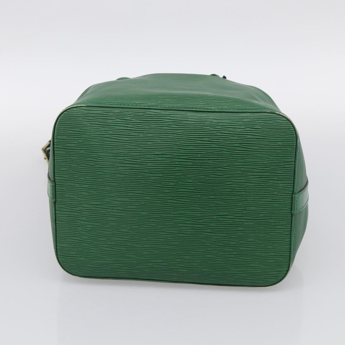 Louis Vuitton Petit Noe Epi Leather, Green, Leather, Handbag