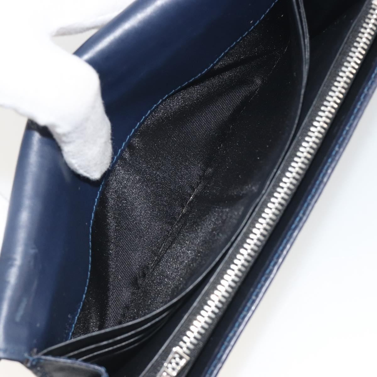 Loewe Anagram Leather, Navy, Leather, Wallet