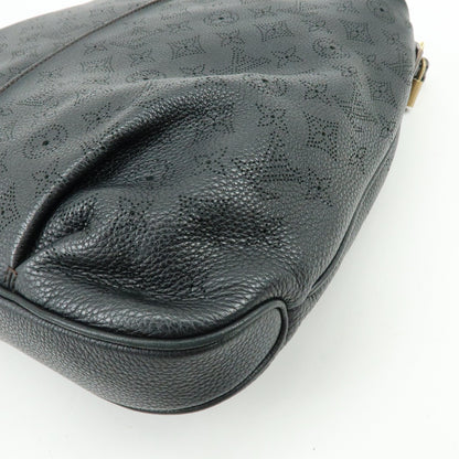 Louis Vuitton Selene Mahina Leather, Black, Leather, Handbag