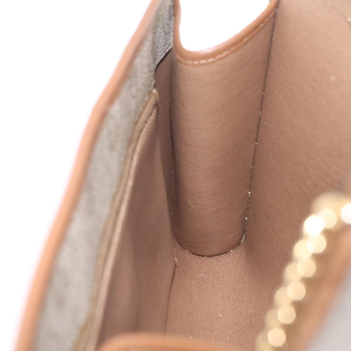 Christian Dior Vintage Honeycomb Canvas, Beige, Canvas, Shoulder Bag