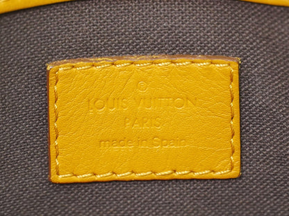Louis Vuitton Tadao Damier Infini Leather, Yellow, Leather, Handbag