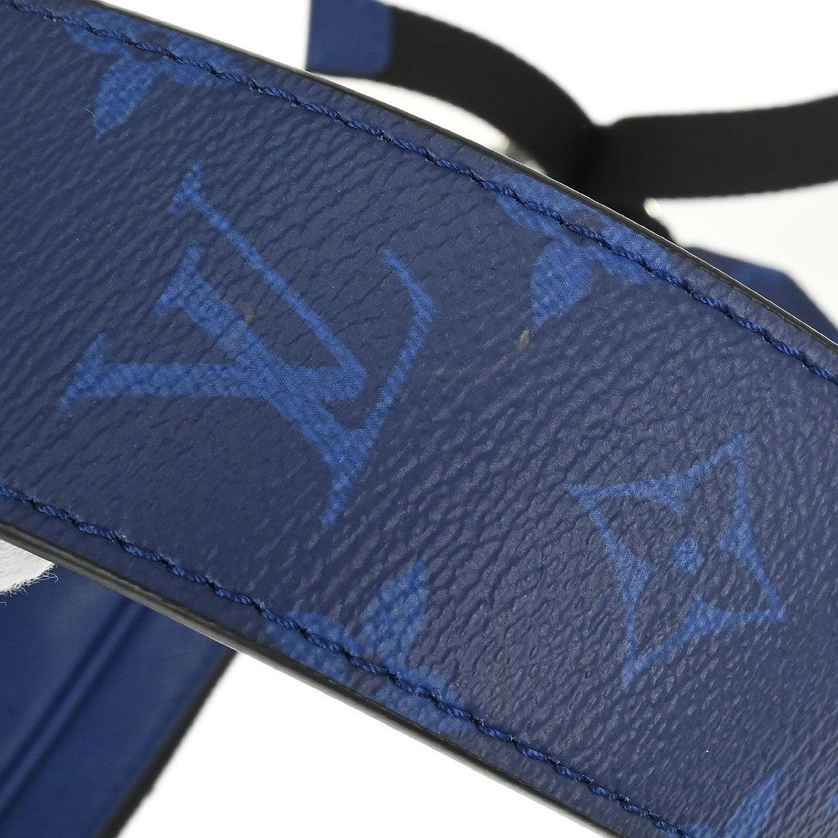 Louis Vuitton Outdoor BumBag Monogram Taigarama, Blue, Leather, Shoulder Bag