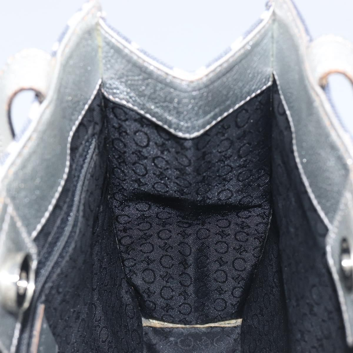 Celine C Macadam Canvas, Navy, Canvas, Handbag