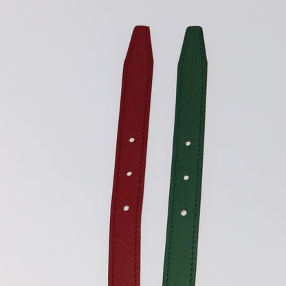 Hermes Double Hole Buckle Belt Metal and Leather, Multicolour, Leather, Belt