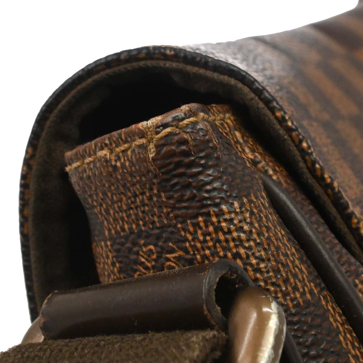 Louis Vuitton District Messenger Damier Ebene, Brown, Canvas, Shoulder Bag