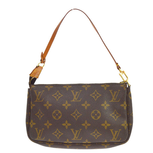 Louis Vuitton Pochette Accessoires NM Monogram Canvas, Brown, Canvas, Clutch