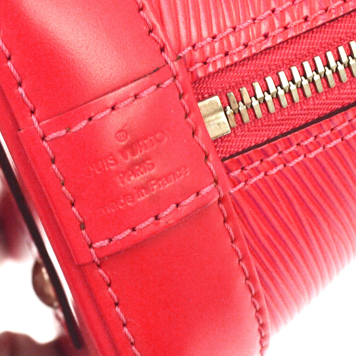 Louis Vuitton Alma Epi Leather, Pink, Leather, Handbag