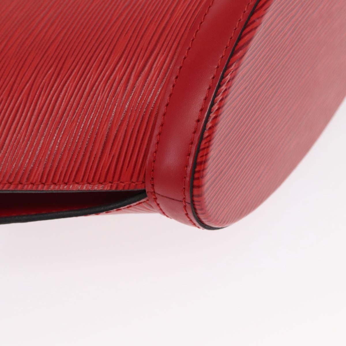 Louis Vuitton Saint Jacques Epi Leather, Red, Leather, Handbag
