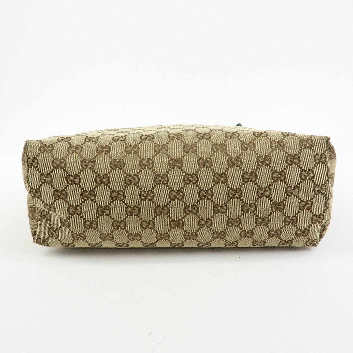 Gucci Web Strap Messenger GG Canvas, Beige, Canvas, Handbag