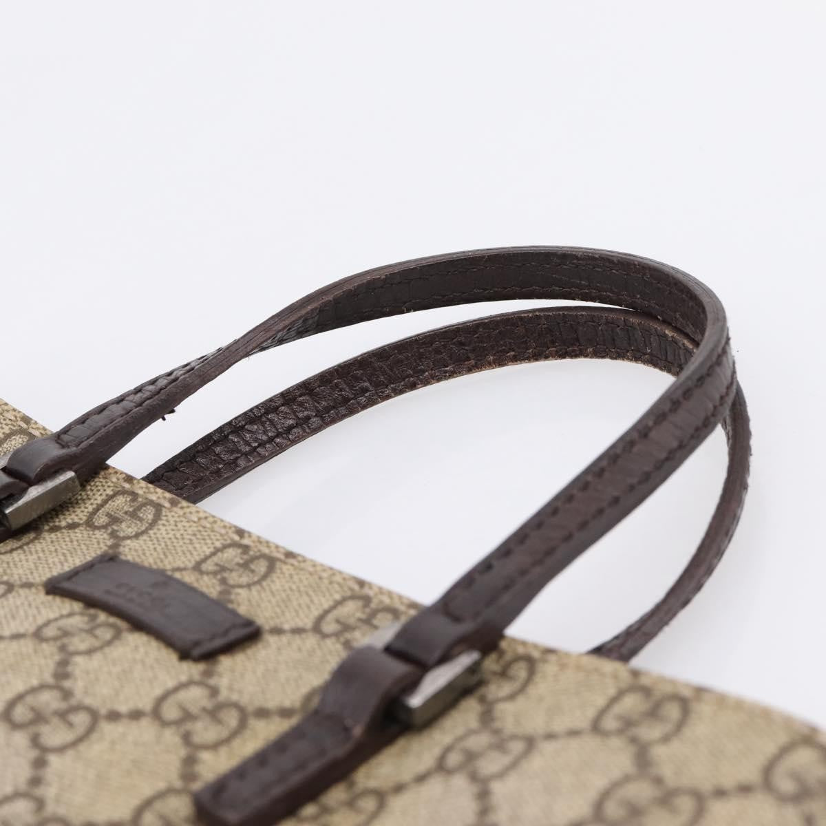 Gucci Joy Plus Flat GG Coated Canvas, Beige, Canvas, Tote Bag