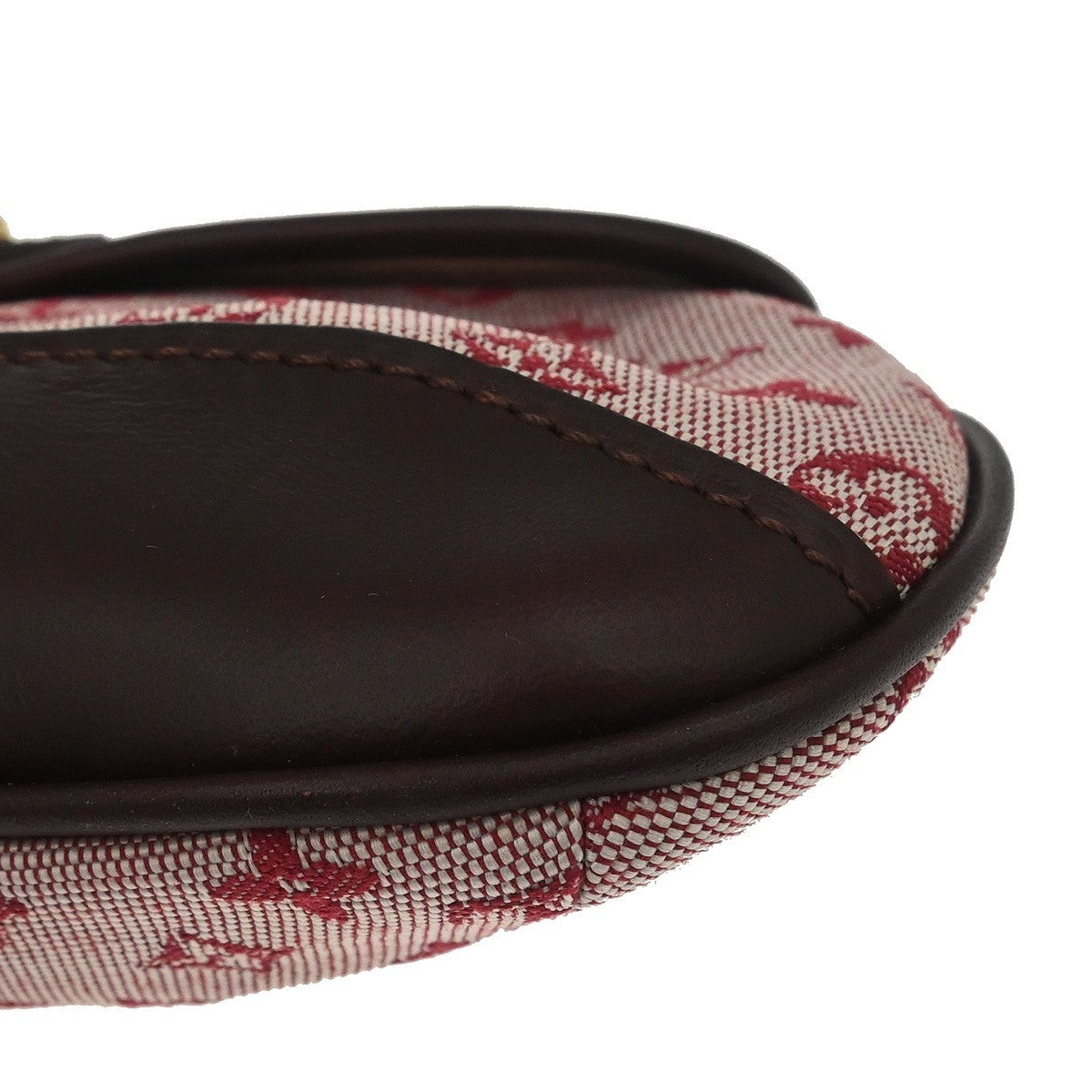 Louis Vuitton Anne Sophie Clutch Mini Lin, Red, Canvas, Clutch