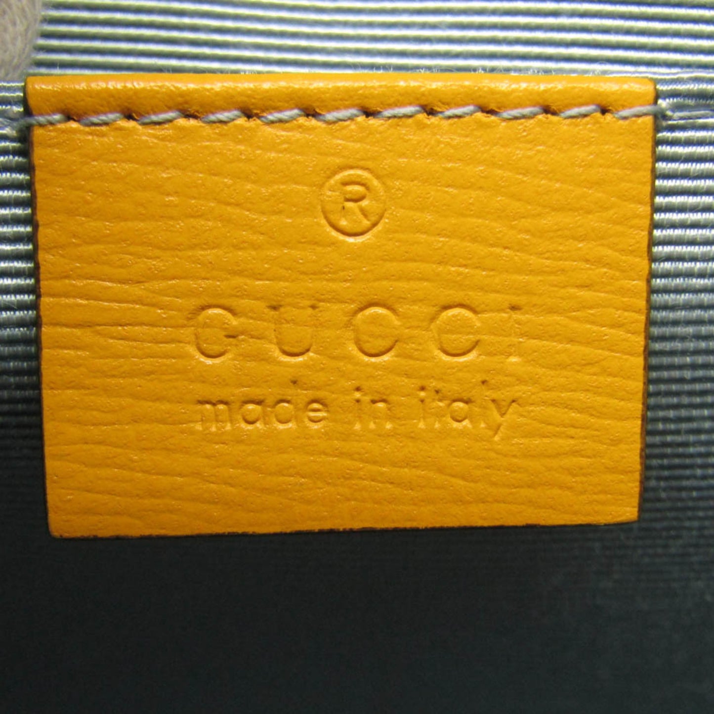 Gucci Mors, Yellow, Leather, shoulder