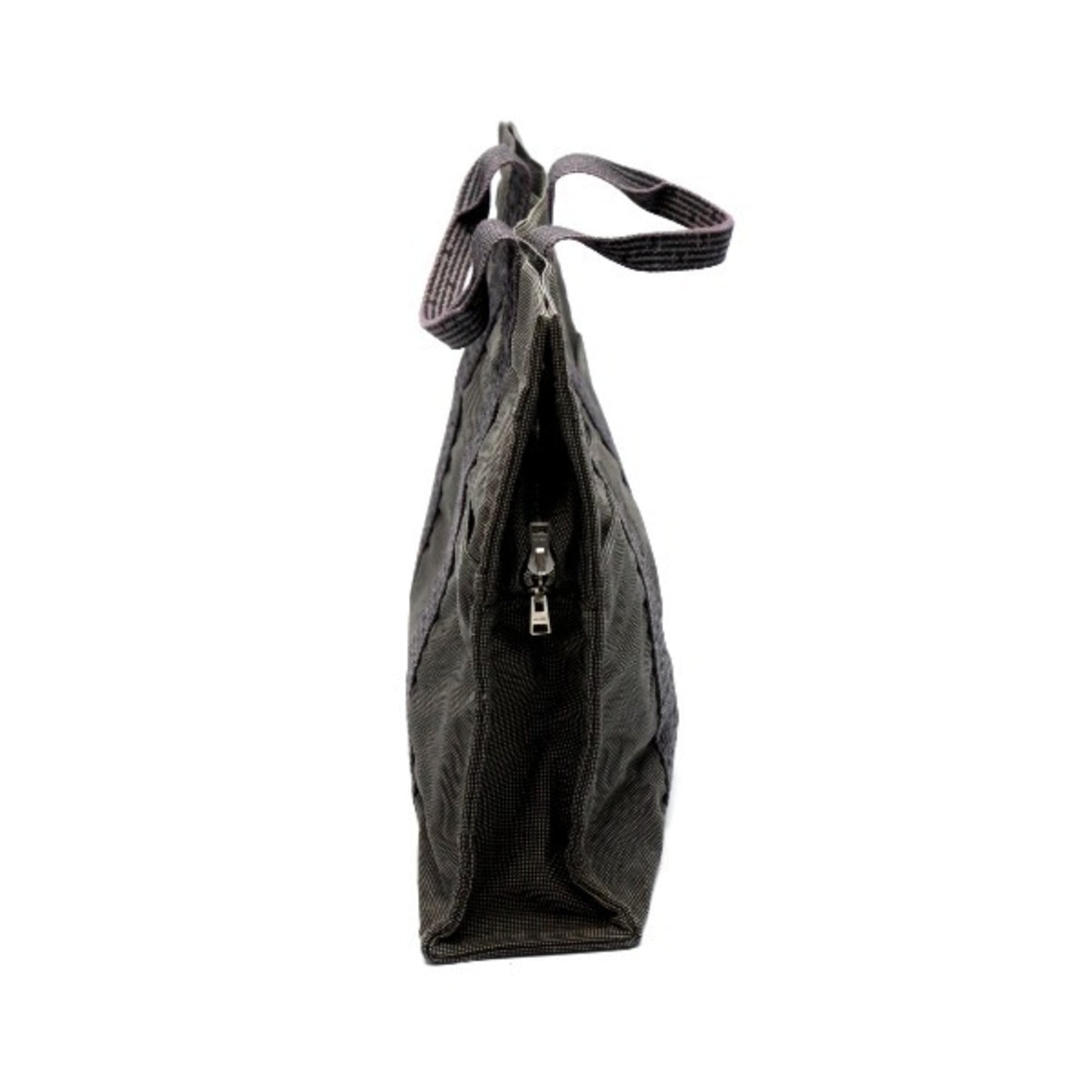 Hermès Herline, Grey, Canvas, tote