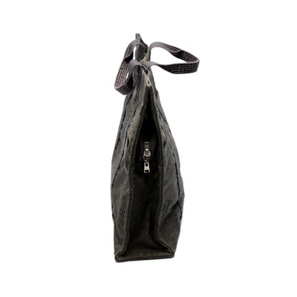 Hermès Herline, Grey, Canvas, tote