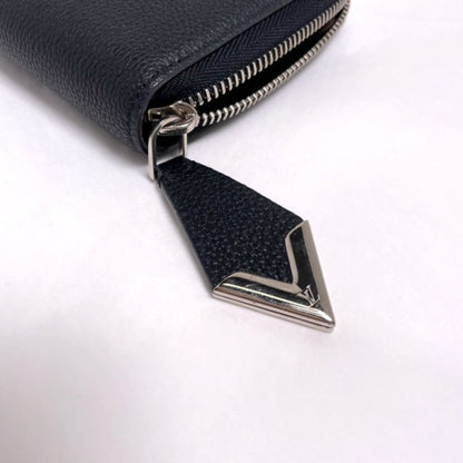 Louis Vuitton Comete, Black, Leather, wallet