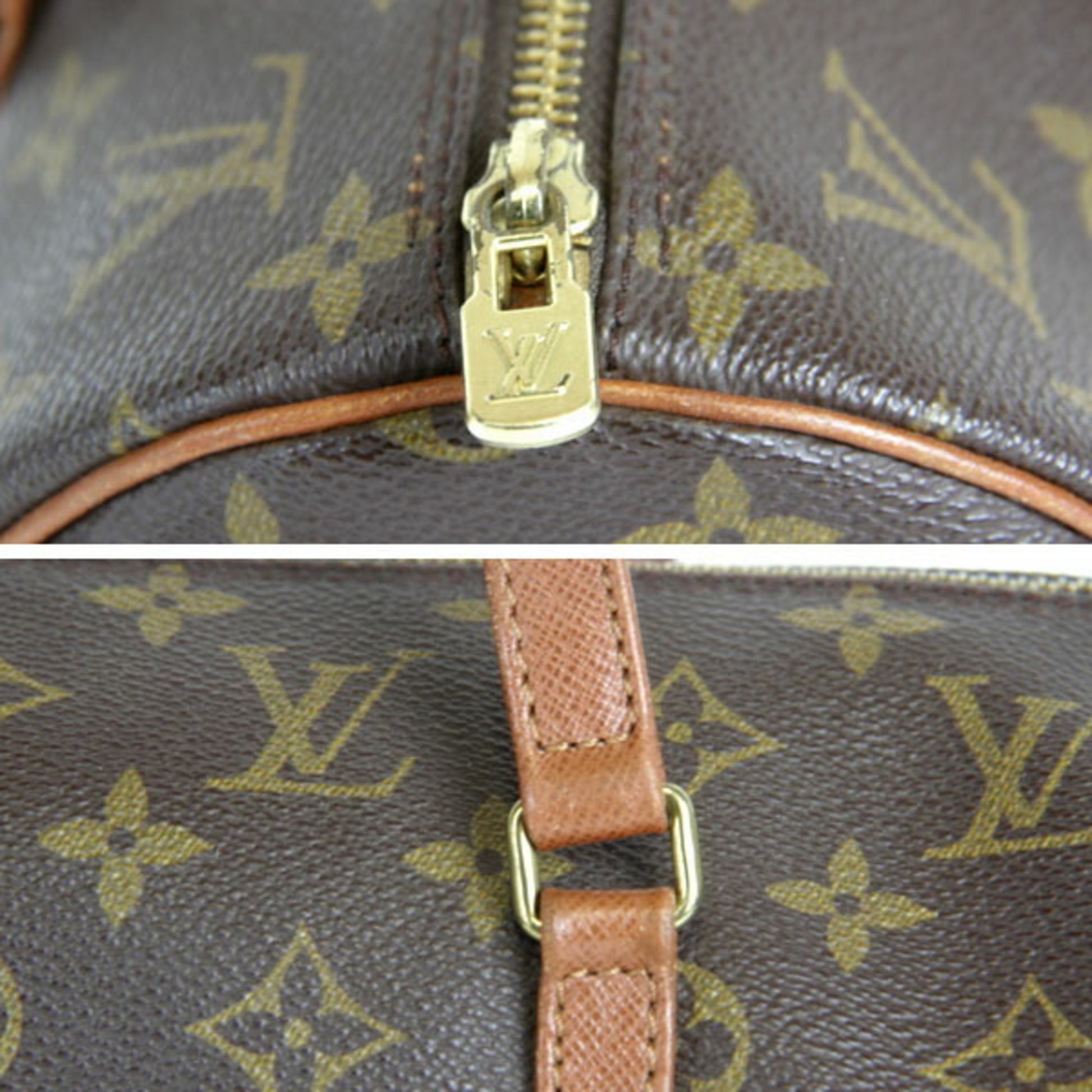 Louis Vuitton Papillon 30, Brown, Canvas, handbag