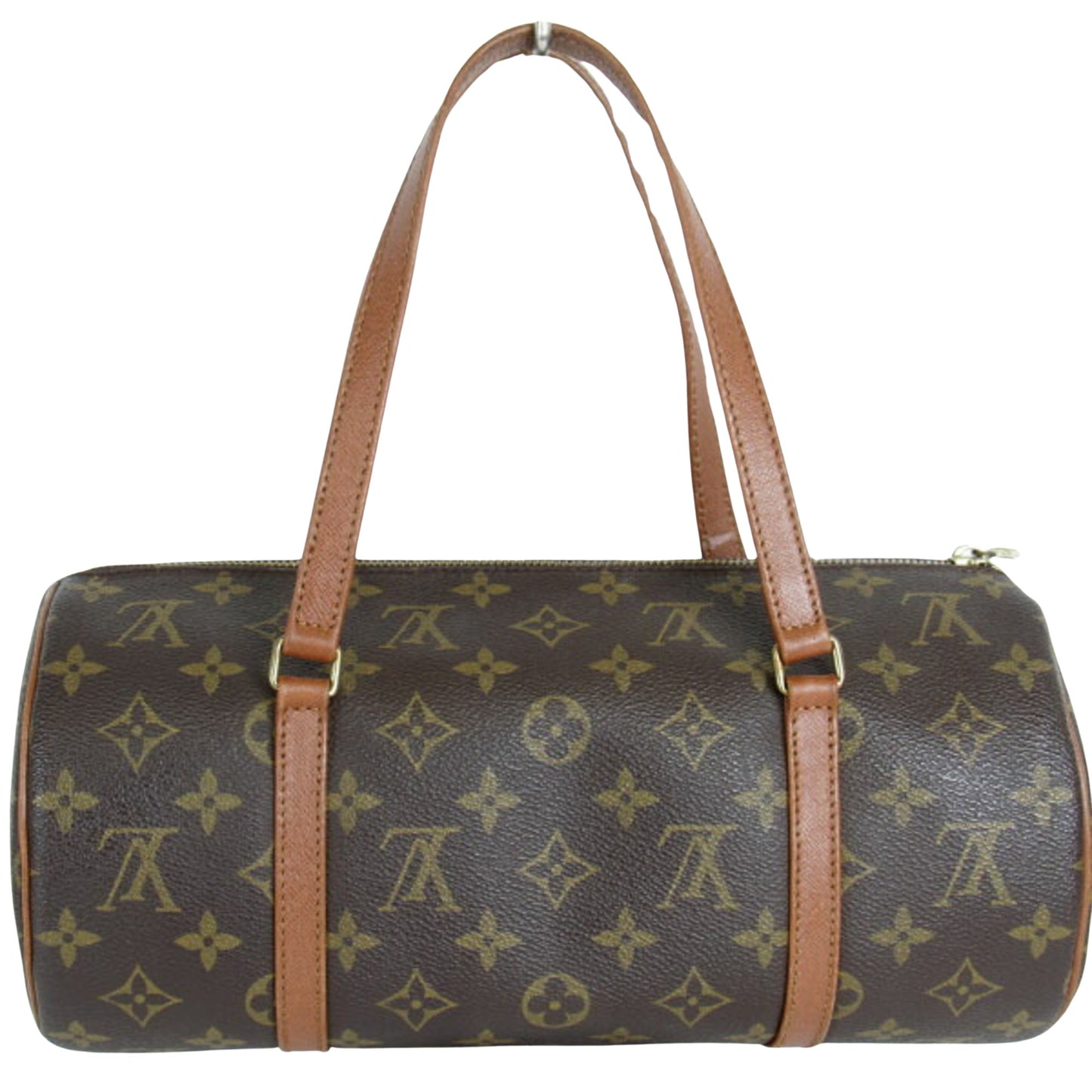 Louis Vuitton Papillon 30, Brown, Canvas, handbag