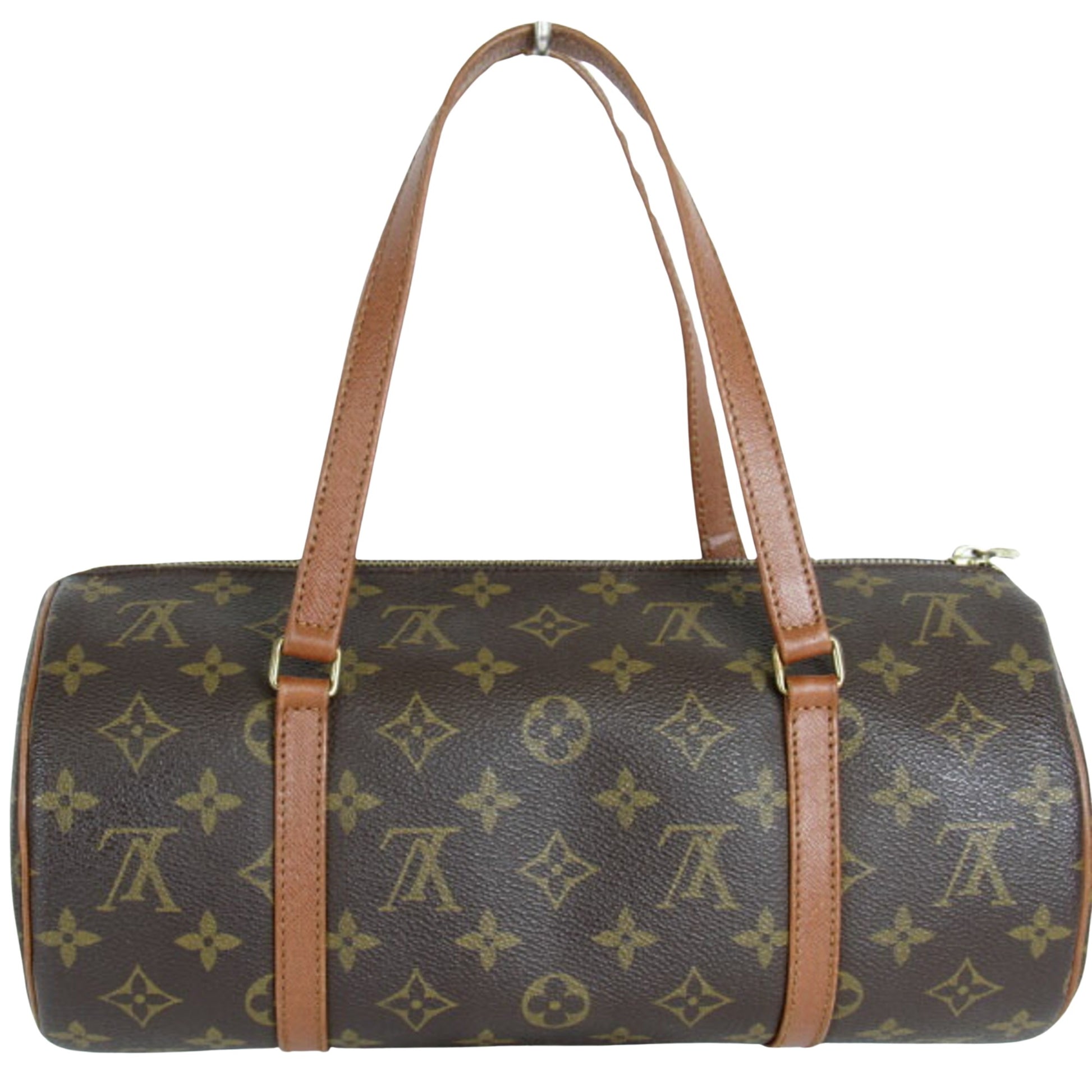 Louis Vuitton Papillon 30, Brown, Canvas, handbag