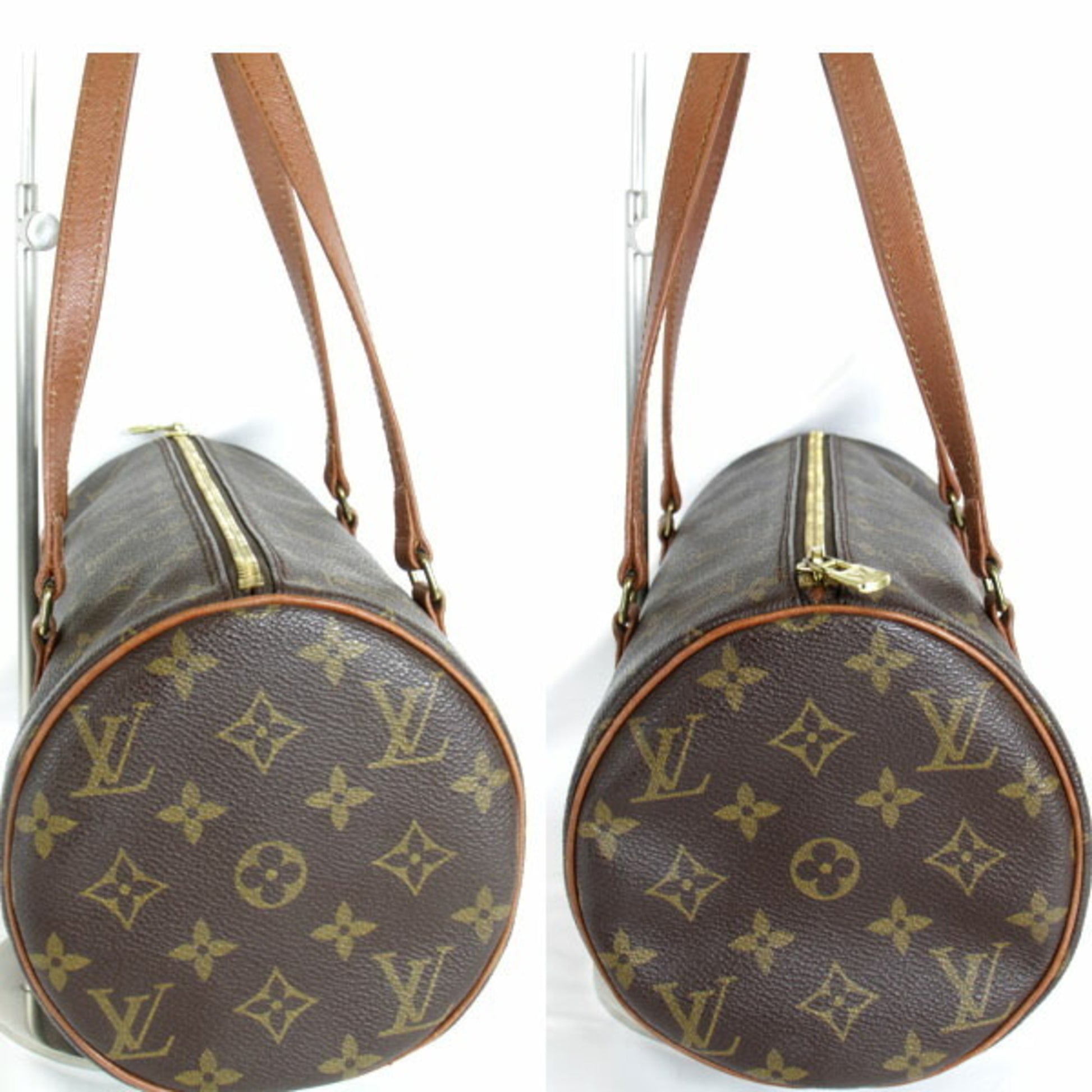 Louis Vuitton Papillon 30, Brown, Canvas, handbag