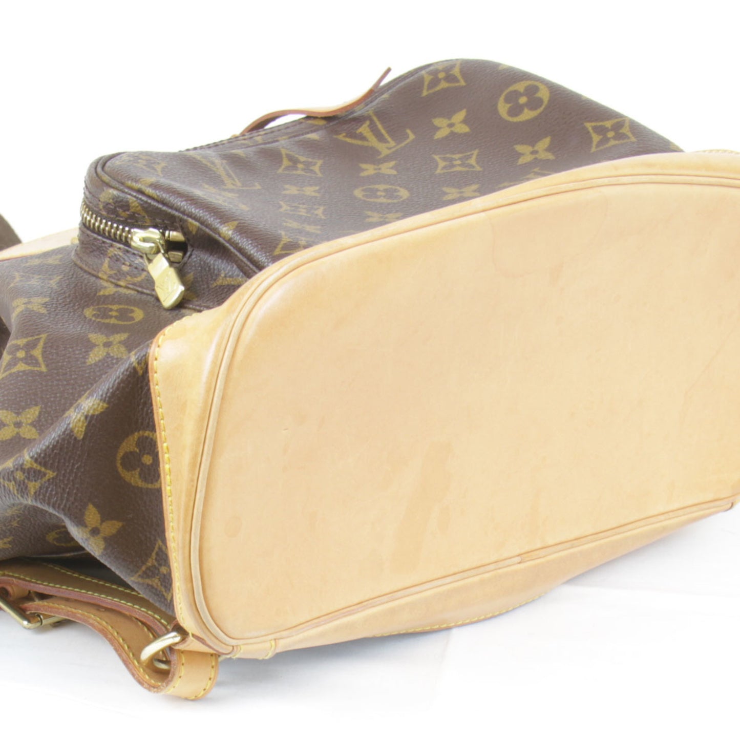 Louis Vuitton Montsouris, Brown, Canvas, backpack