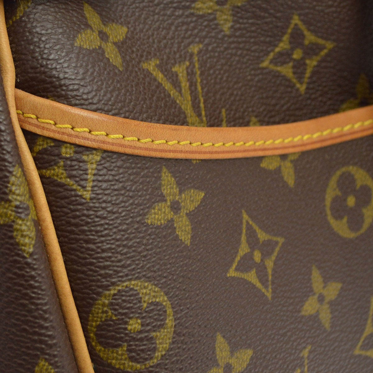 Louis Vuitton Deauville Monogram Canvas, Brown, Canvas, Handbag