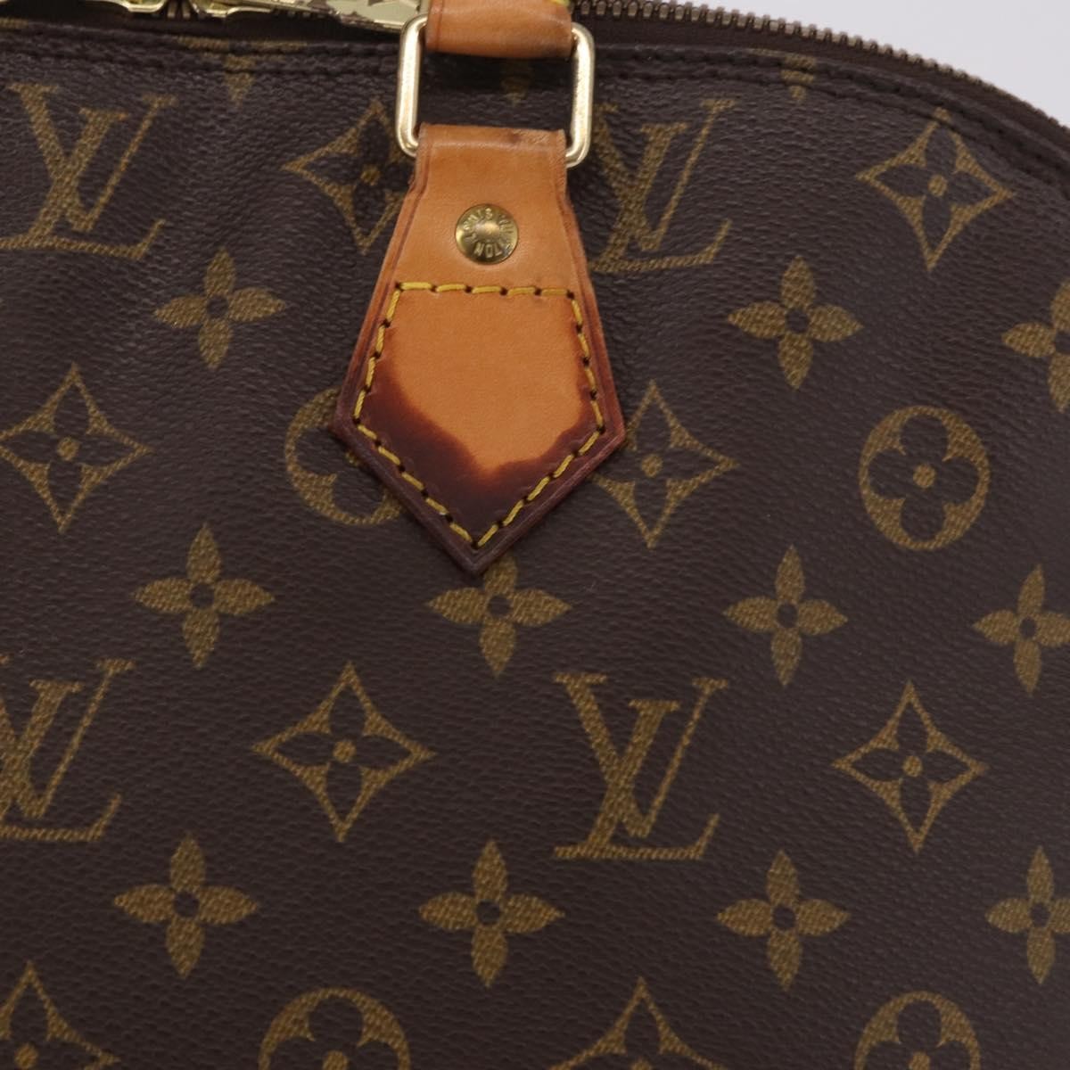 Louis Vuitton Vintage Alma Monogram Canvas, Brown, Canvas, Handbag