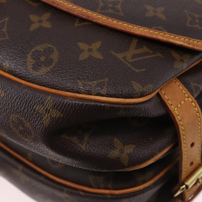 Louis Vuitton Saumur Monogram, Brown, Canvas, Shoulder Bag