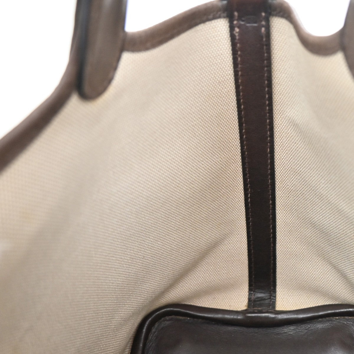 Hermes Picotin Toile and Leather, Beige, Canvas, Toiletry Case