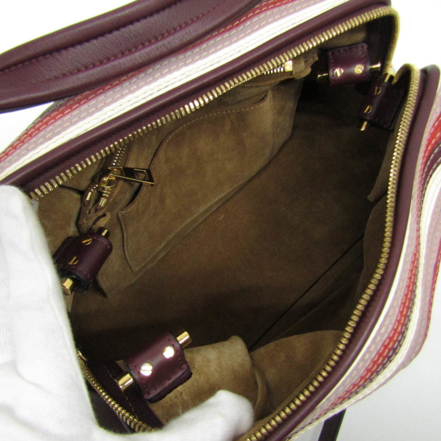 Loewe, Brown, Leather, shoulder