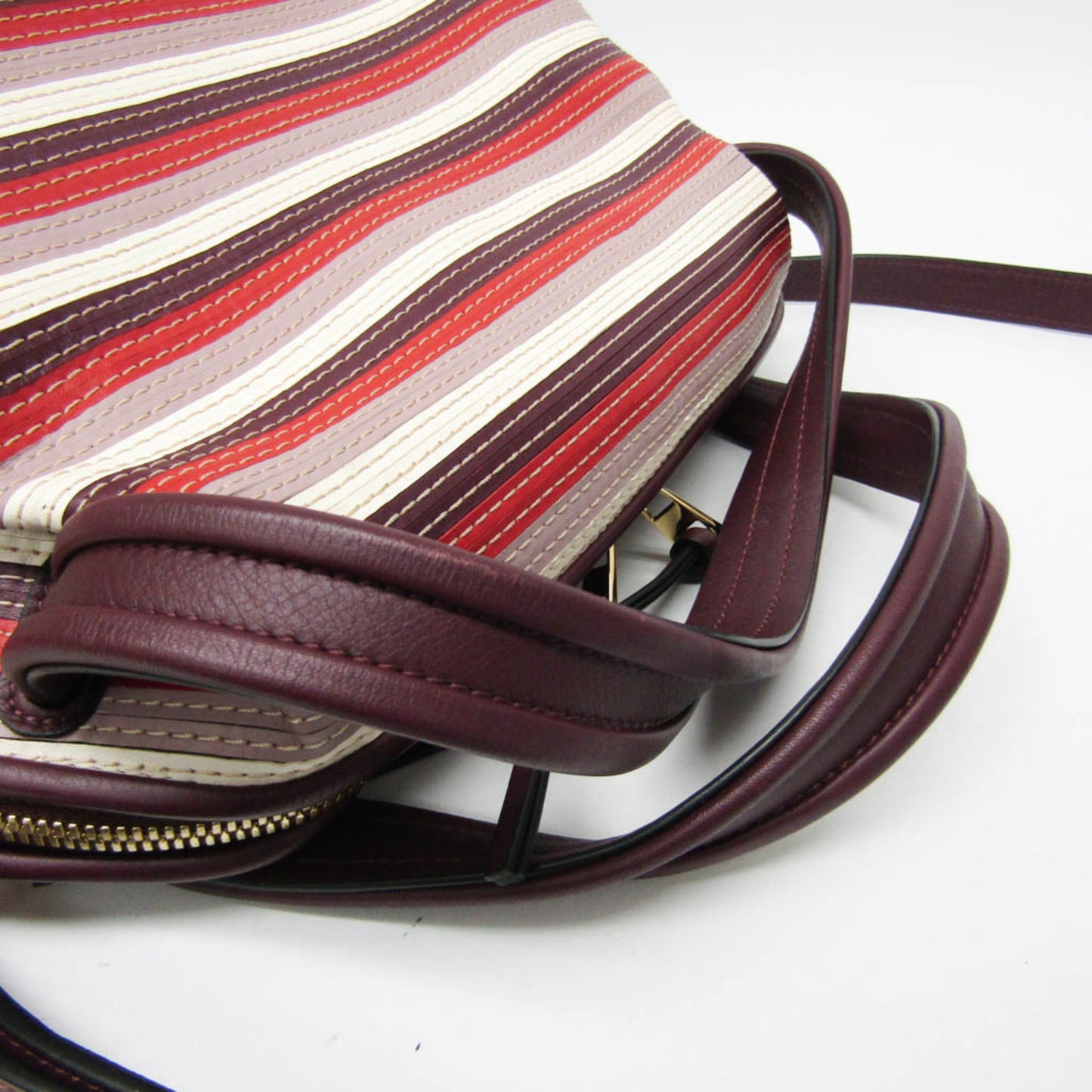 Loewe, Brown, Leather, shoulder