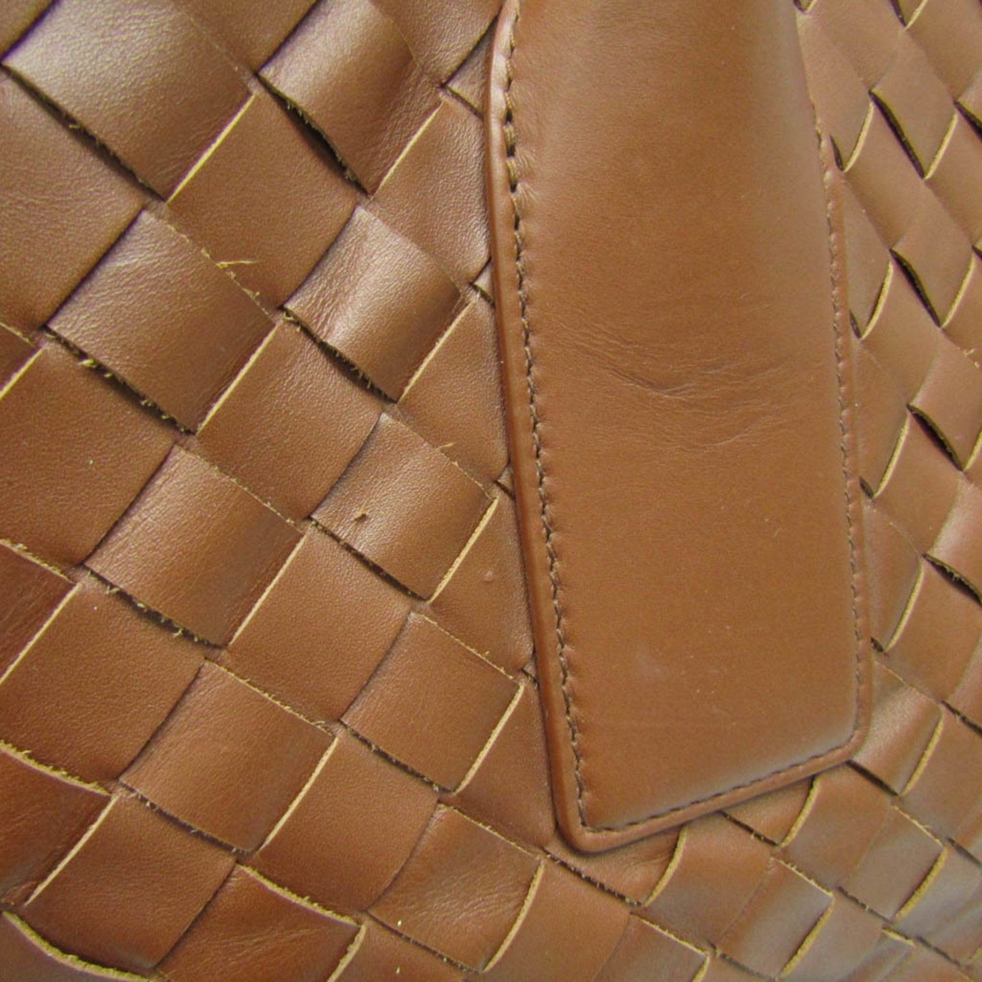 Bottega Veneta Intrecciato, Brown, Leather, tote