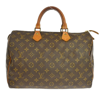 Louis Vuitton Speedy Monogram Canvas, Brown, Canvas, Handbag