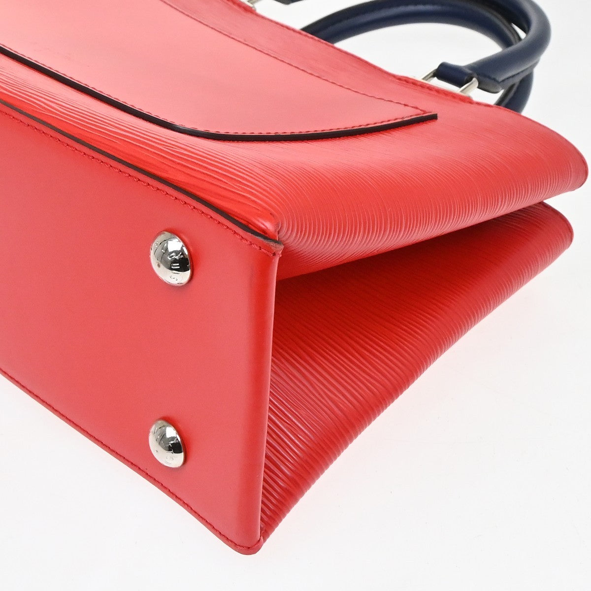 Louis Vuitton Kleber Epi Leather, Red, Leather, Handbag
