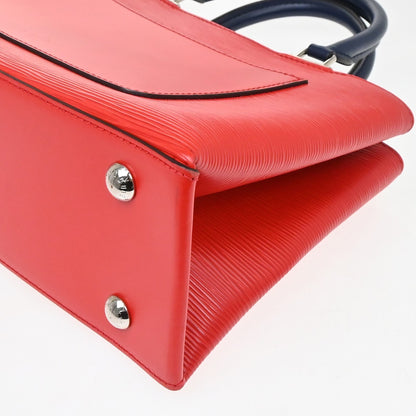 Louis Vuitton Kleber Epi Leather, Red, Leather, Handbag