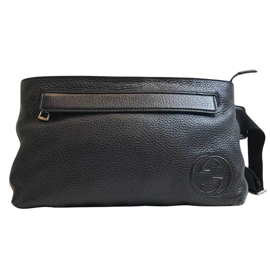 Gucci Soho, Black, Leather, shoulder