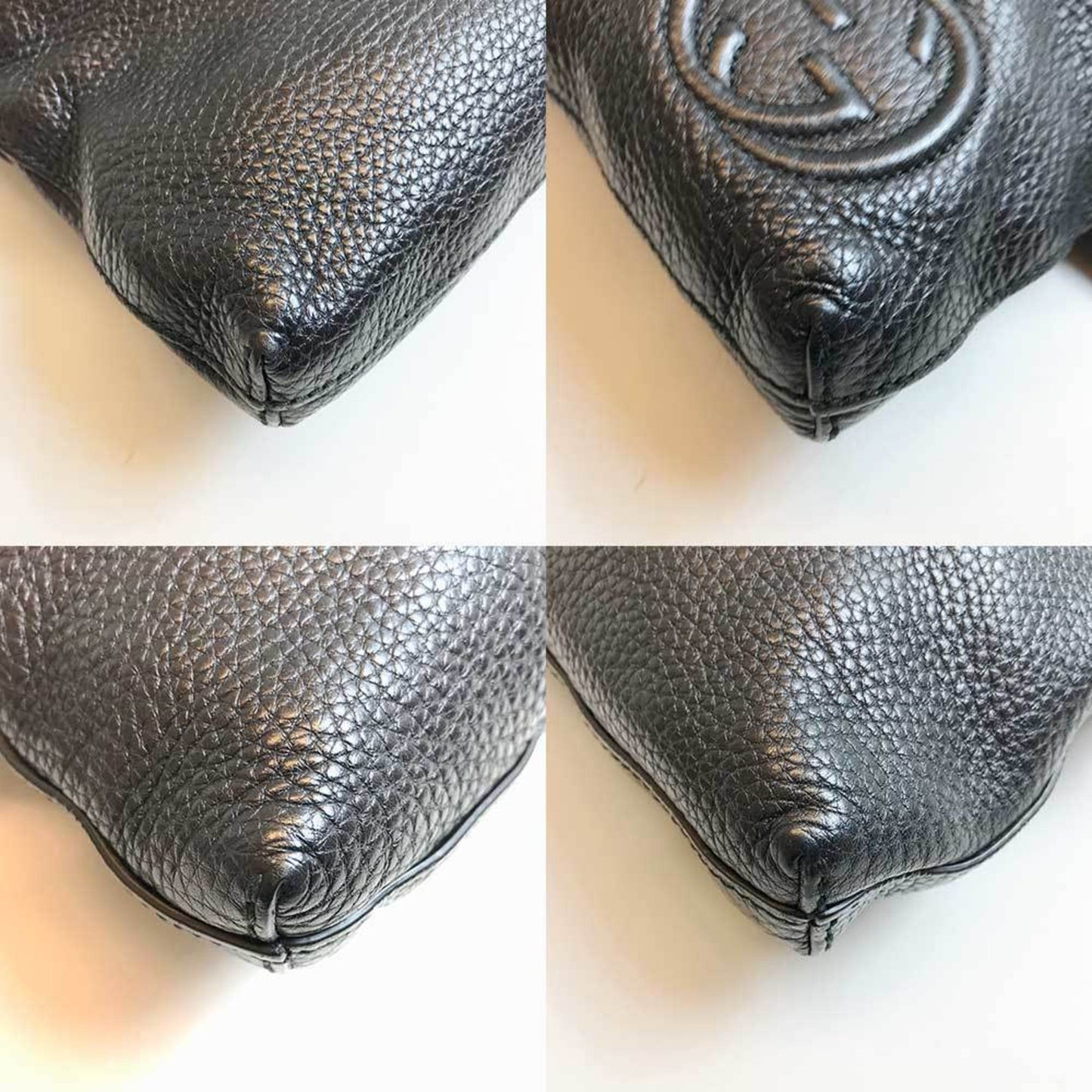 Gucci Soho, Black, Leather, shoulder