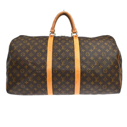 Louis Vuitton Keepall Monogram Canvas, Brown, Canvas, Travel Bag