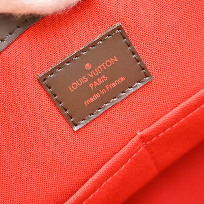 Louis Vuitton Verona Damier Ebene, Brown, Canvas, Tote Bag