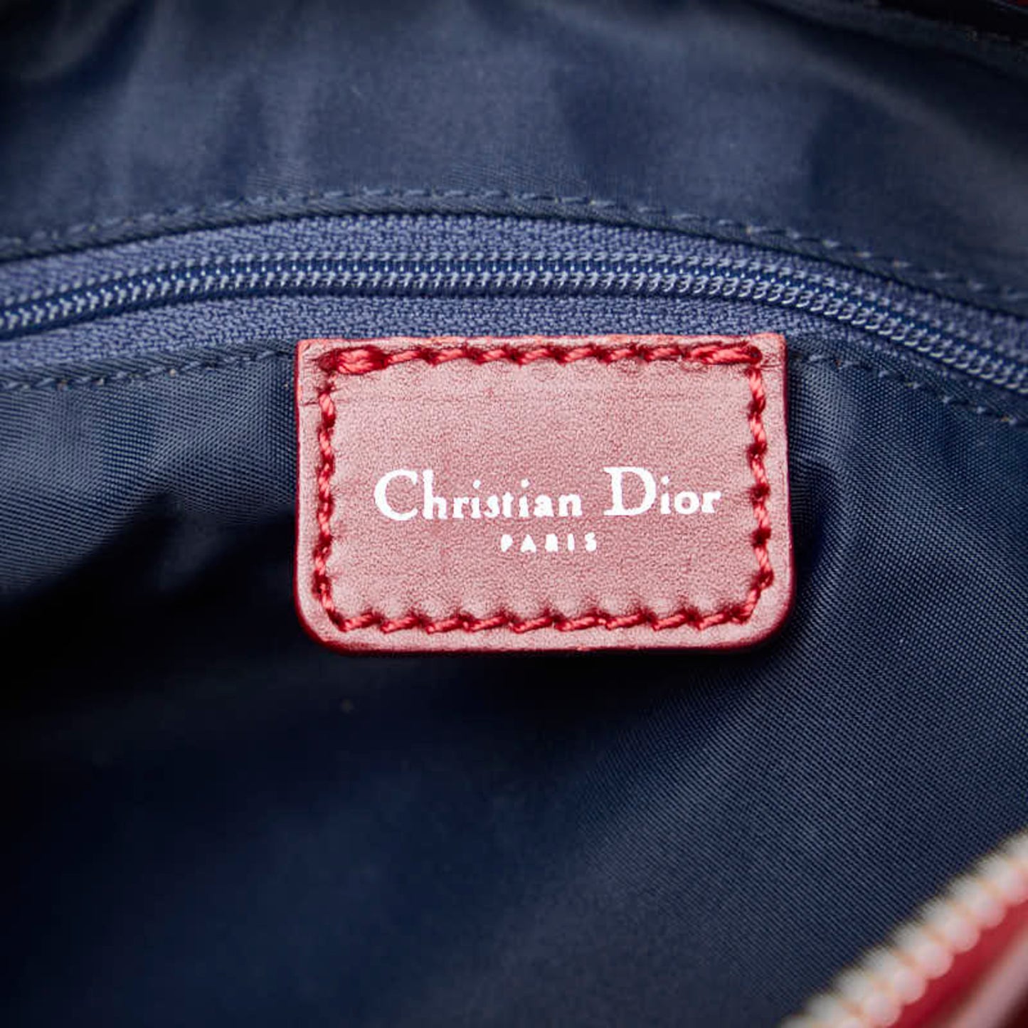 Dior Trotter, Navy, Canvas, handbag