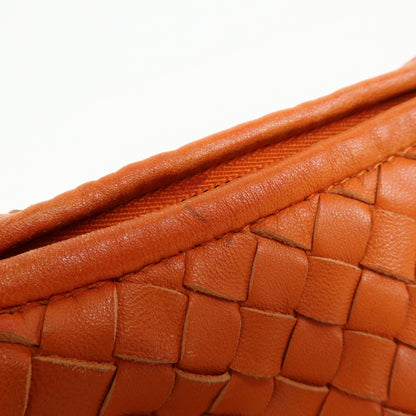 Bottega Veneta Veneta Hobo Intrecciato Nappa, Orange, Leather, Shoulder Bag