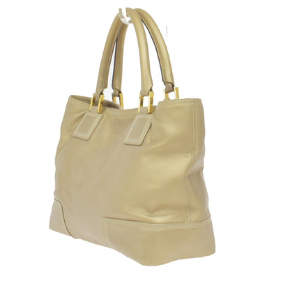 Loewe Anagram Leather, Gold, Leather, Tote Bag